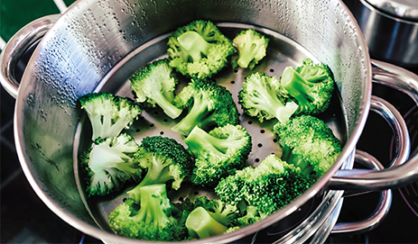 Pan met broccoli