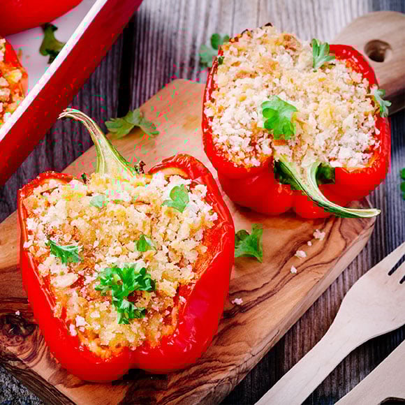 Gevulde paprika's