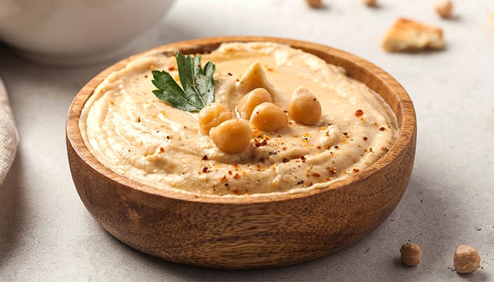 Schaaltje hummus