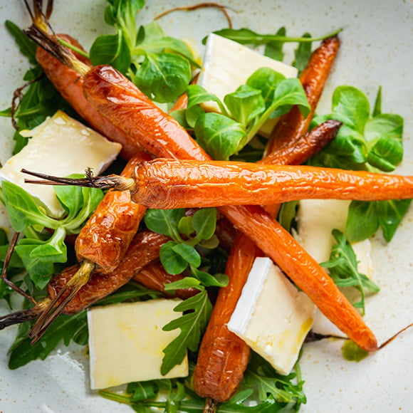 bospeen uit de oven met brie en citroenolie