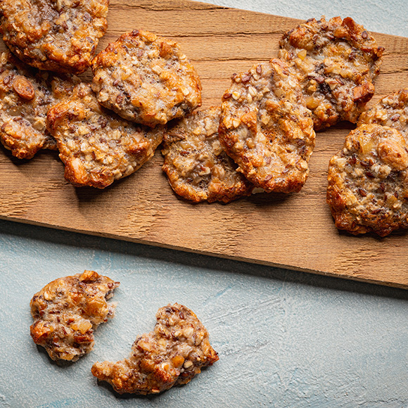 Koekjes met banaan en walnoot