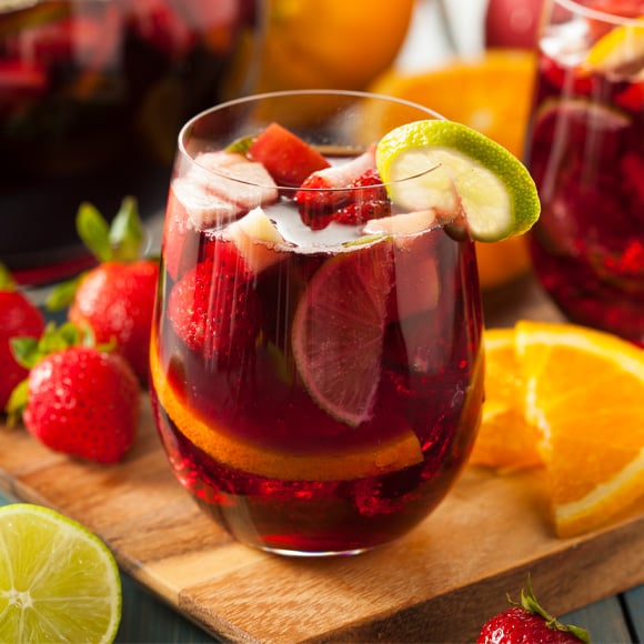 Sangria mocktail