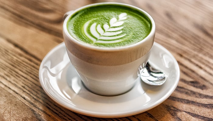 Kop matcha lattee