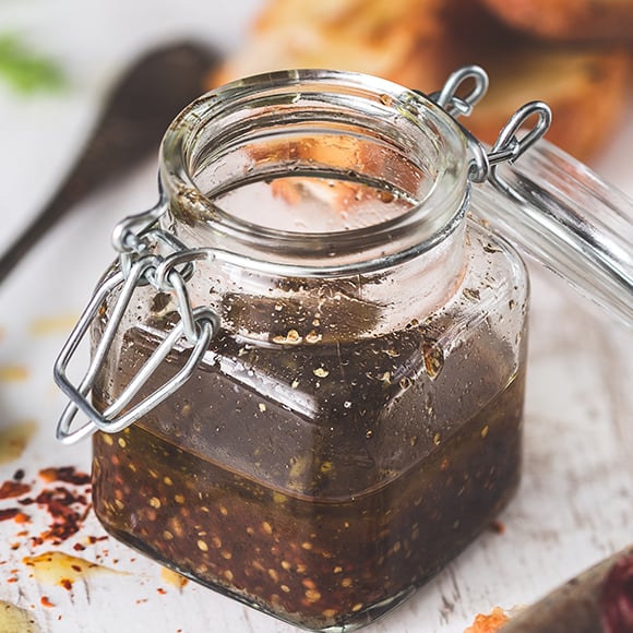 Balsamico en olijfolie