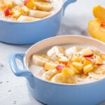 Havermout met banaan en nectarines