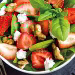 Salade met aardbeien en feta
