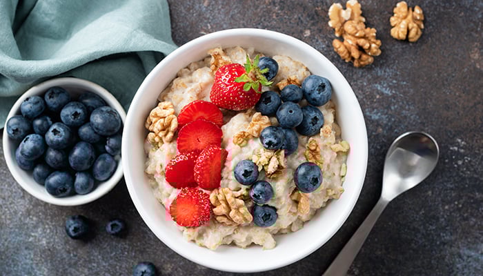 Havermoutpap met fruit
