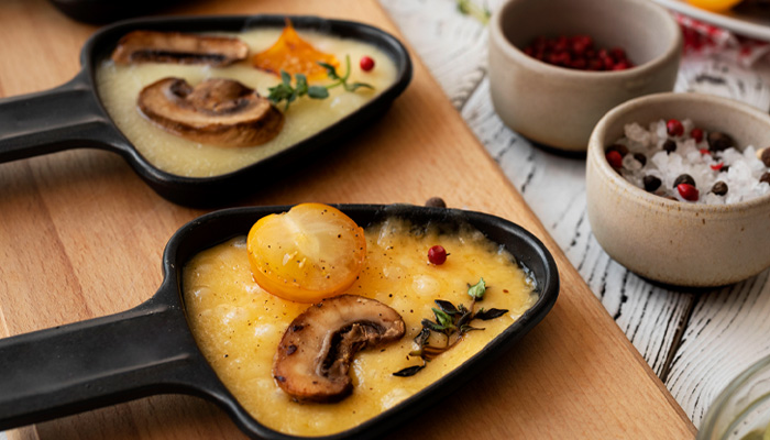 Gourmetpannetjes met eten