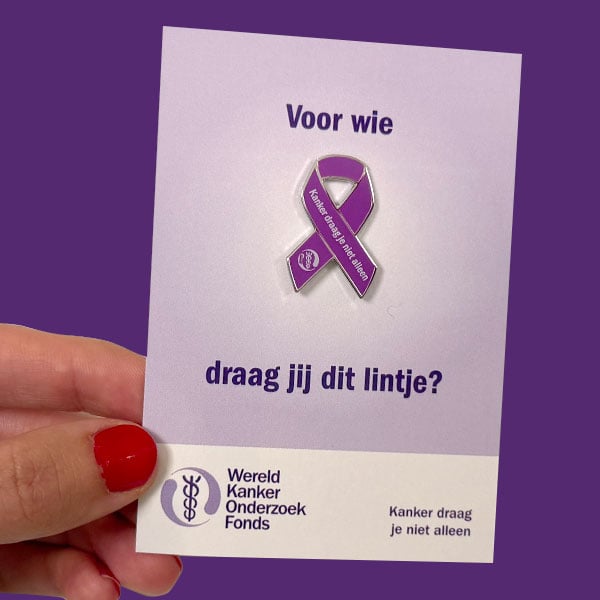 Lintje-speldje op een kaartje